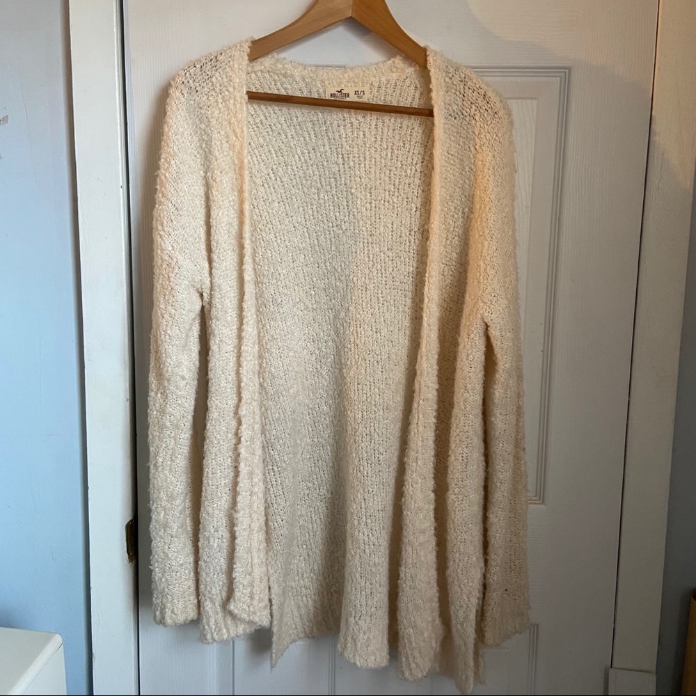 Hollister Cream Color Cardigan